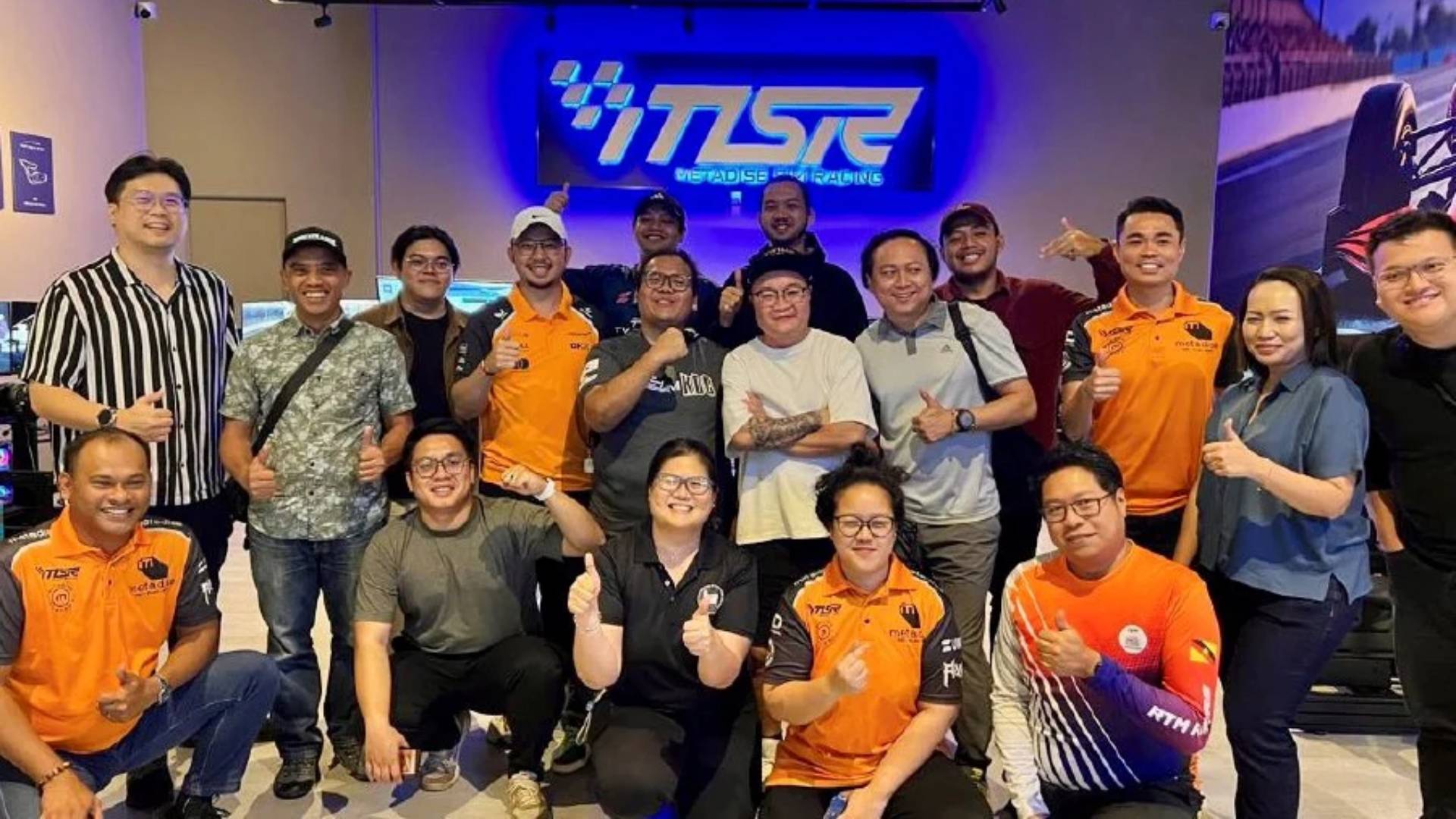 Metadise Sim Racing at The Podium